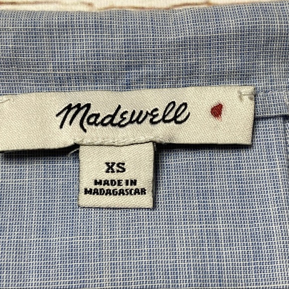 Madewell Sundrift Ruffle Top Sz XS - Picture 6 of 15